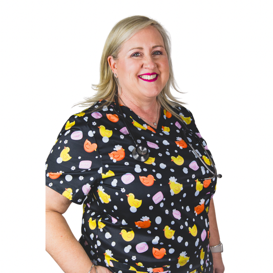 The Signature Scrub Tops Scrubber Duck